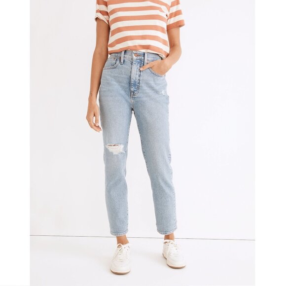 [Madewell] The Momjean in Austrey Wash: Ripped Edition - Picture 1 of 8